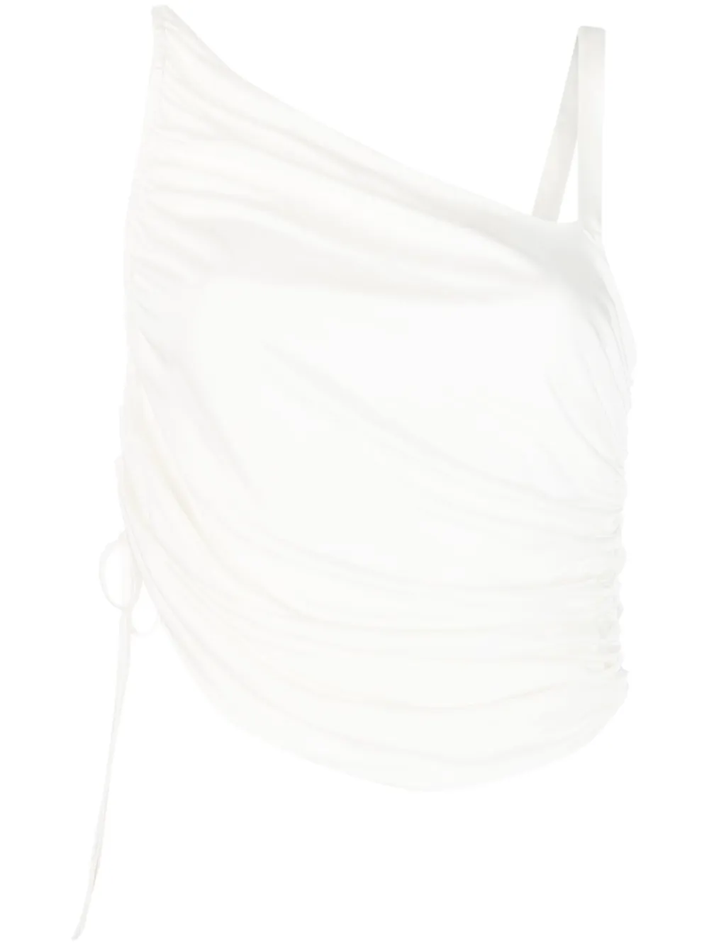 Топ без рукавов с драпировкой ANDREĀDAMO, белый
Топ без рукавов с драпировкой ANDREĀDAMO, белый