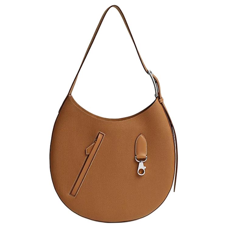 HERMES Сумка Arcon Togo из кожи с телячьей замшей наплечная женская золотая
HERMES Сумка Arcon Togo из кожи с телячьей замшей наплечная женская золотая