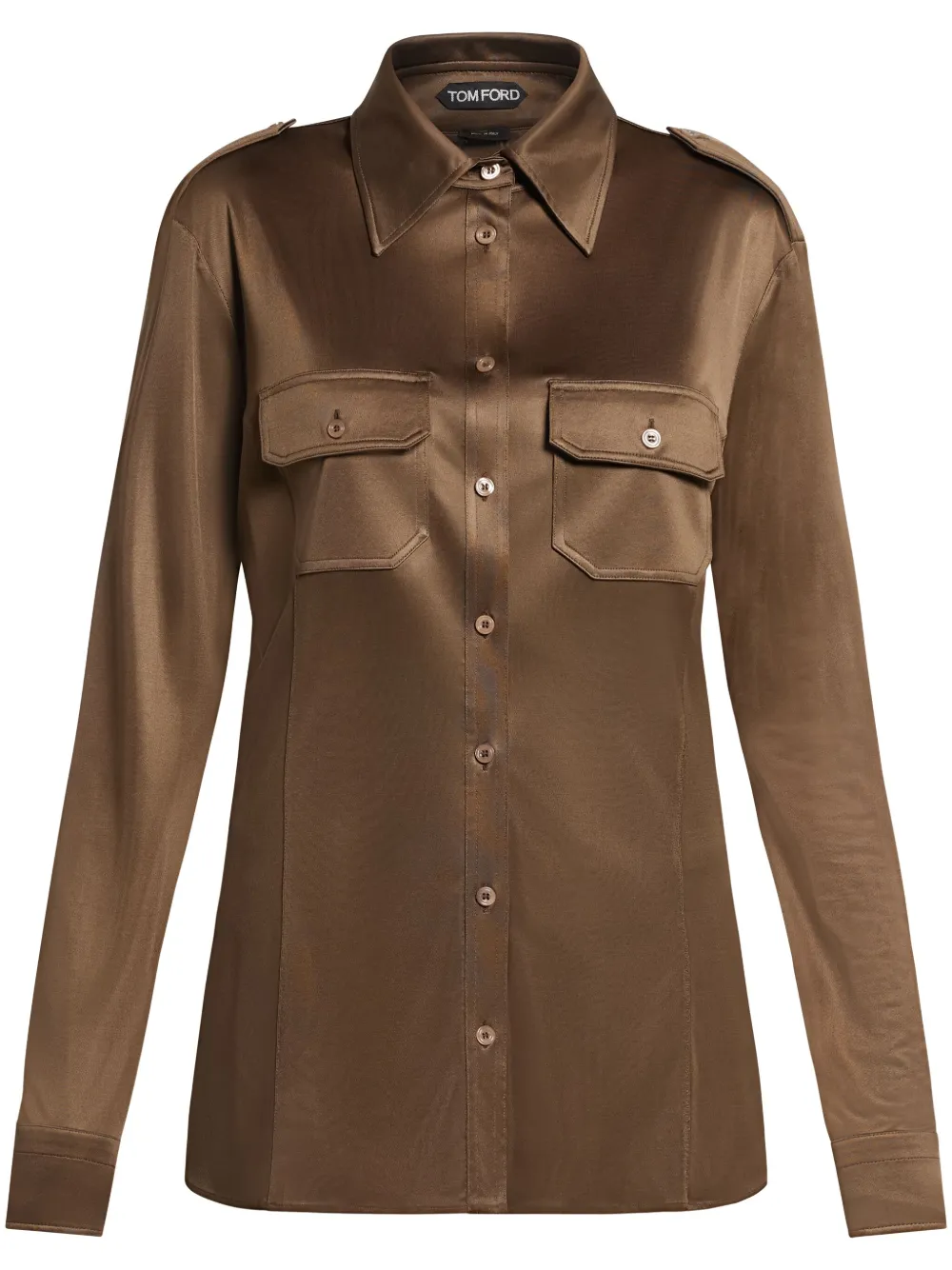 Рубашка Shimmey TOM FORD, коричневый
Рубашка Shimmey TOM FORD, коричневый