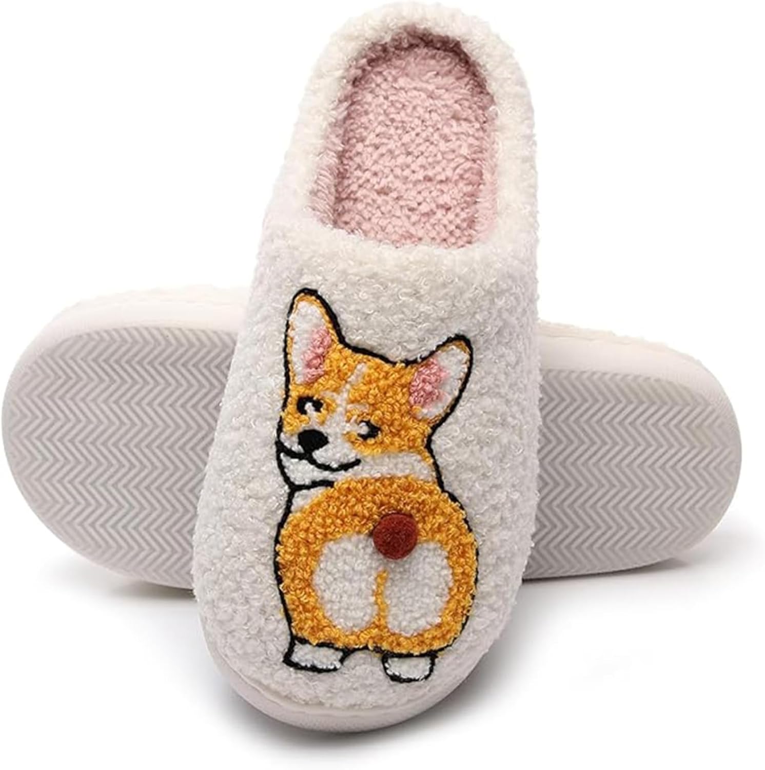 Тапочки с шляпой ковбоя для женщин и мужчин, с улыбающимся лицом, плюшевые, удобные, в ретро-стиле, теплые и пушистые домашние тапочки Wang Damai, Corgi
Тапочки с шляпой ковбоя для женщин и мужчин, с улыбающимся лицом, плюшевые, удобные, в ретро-стиле, теплые и пушистые домашние тапочки Wang Damai, Corgi