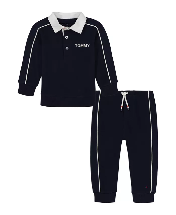 Детский комплект для мальчика: поло и штаны, 2 предмета Tommy Hilfiger, синий
Детский комплект для мальчика: поло и штаны, 2 предмета Tommy Hilfiger, синий