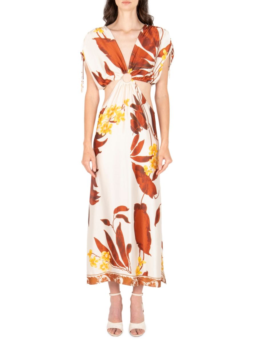 Шелковое платье макси Donna Secret Mission, цвет Brown Tropical
Шелковое платье макси Donna Secret Mission, цвет Brown Tropical