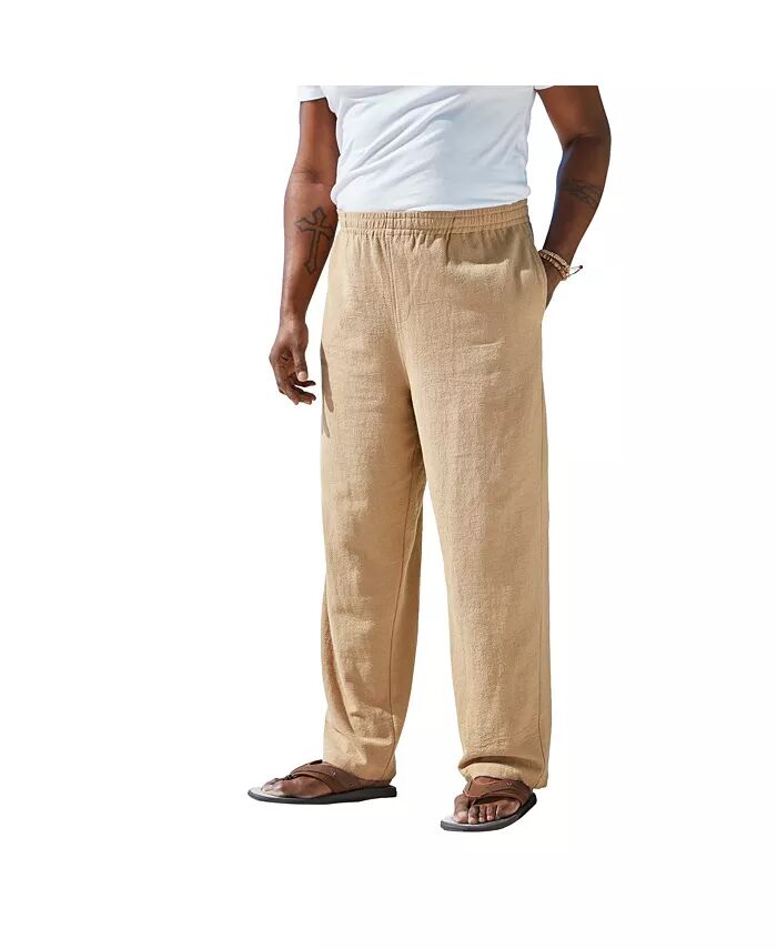 Мужские брюки из хлопка с эластичной резинкой на талии для больших и высоких KingSize, коричневый/бежевый
Мужские брюки из хлопка с эластичной резинкой на талии для больших и высоких KingSize, коричневый/бежевый