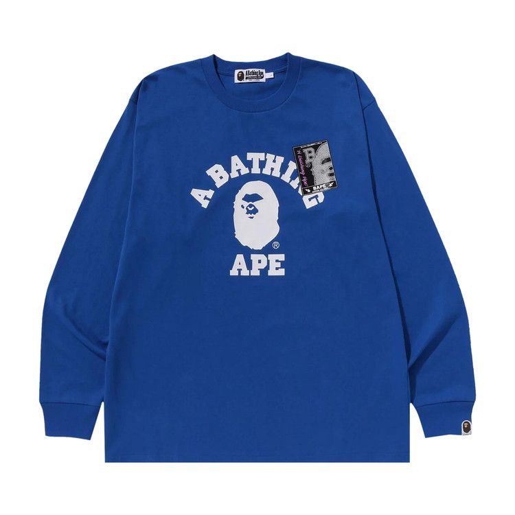 Футболка BAPE Mad Face College Long-Sleeve Tee, Blue
Футболка BAPE Mad Face College Long-Sleeve Tee, Blue