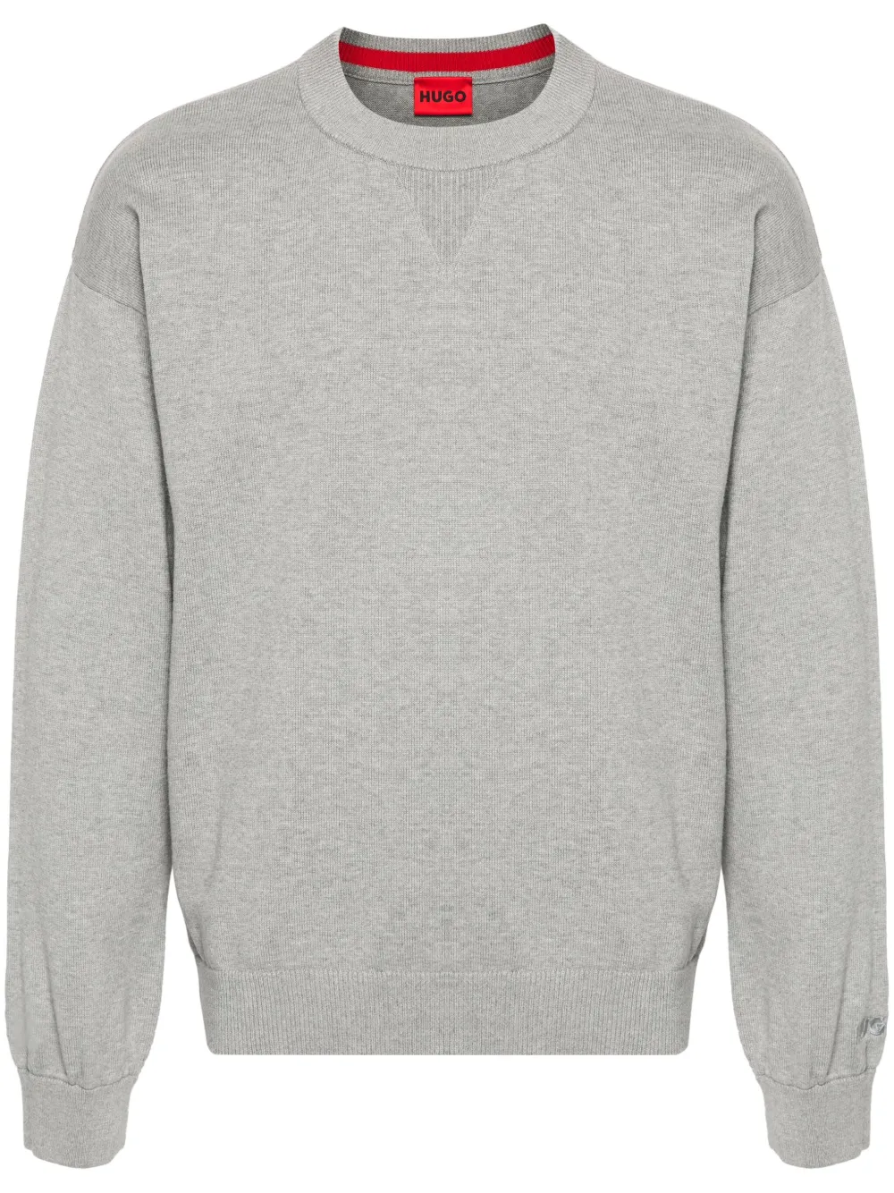 Джемпер с вышитым логотипом HUGO, серый
Джемпер с вышитым логотипом HUGO, серый