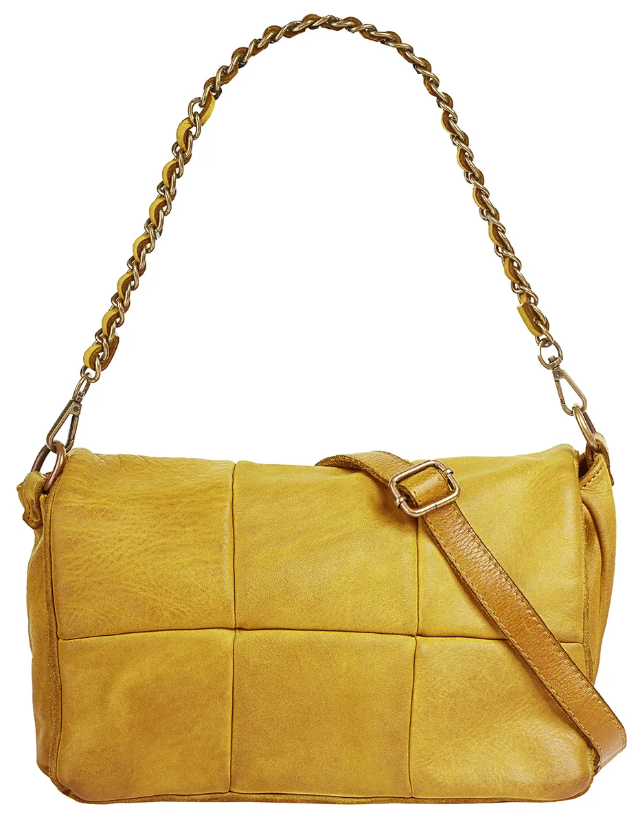 Сумка через плечо Samantha Look, натуральная кожа, производство Италия, желтый 
Сумка через плечо Samantha Look, натуральная кожа, производство Италия, желтый