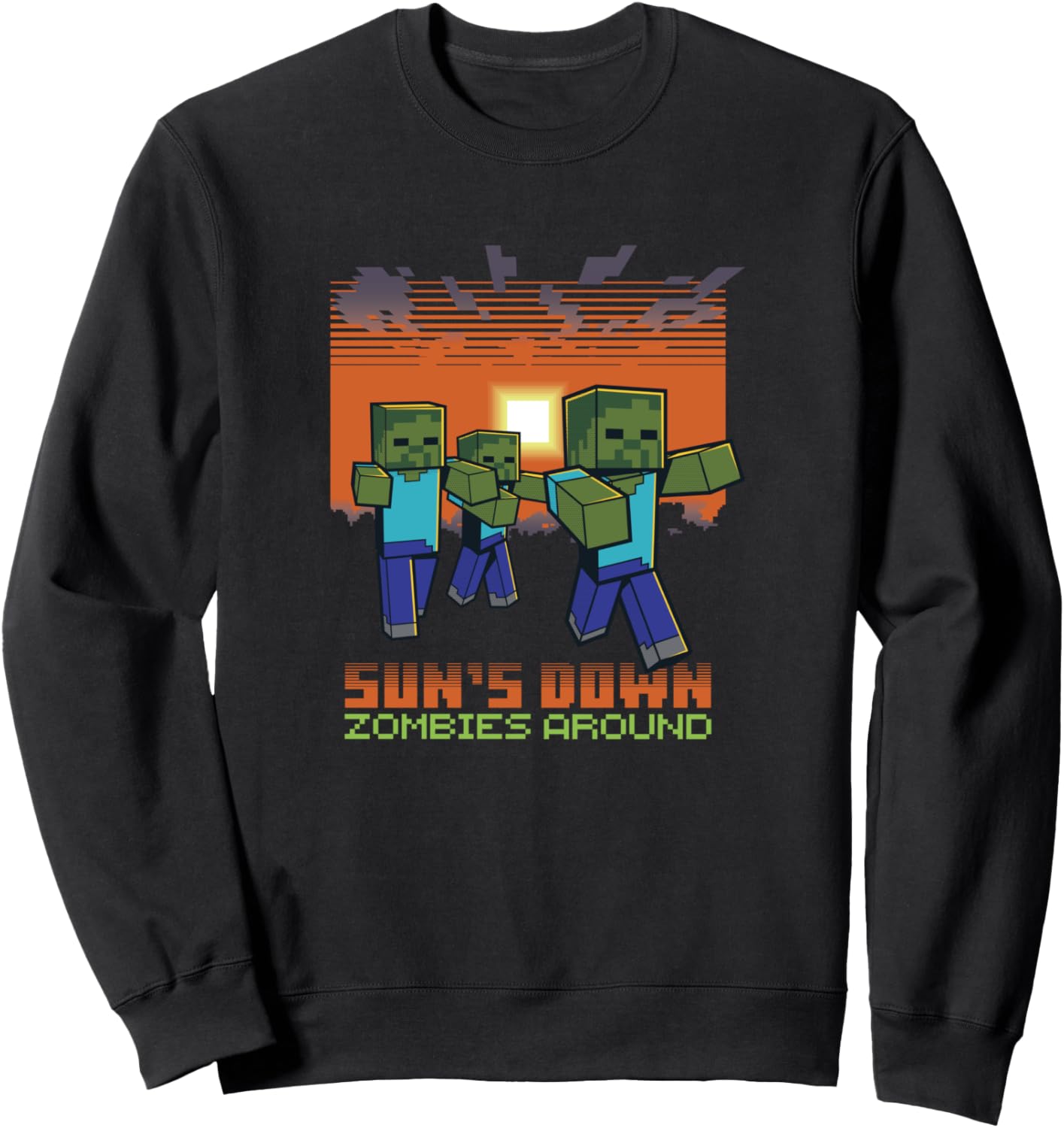 Толстовка Minecraft Sun's Down Zombies Around, черный
Толстовка Minecraft Sun's Down Zombies Around, черный