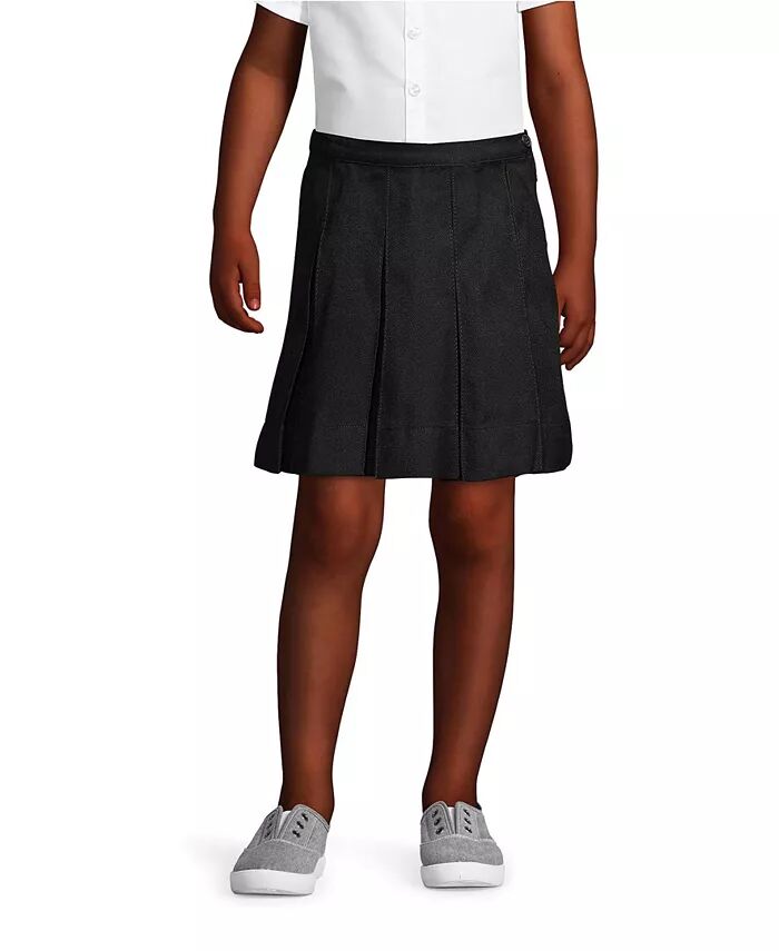 Юбка-коробка для больших девочек выше колена Lands' End, черный
Юбка-коробка для больших девочек выше колена Lands' End, черный