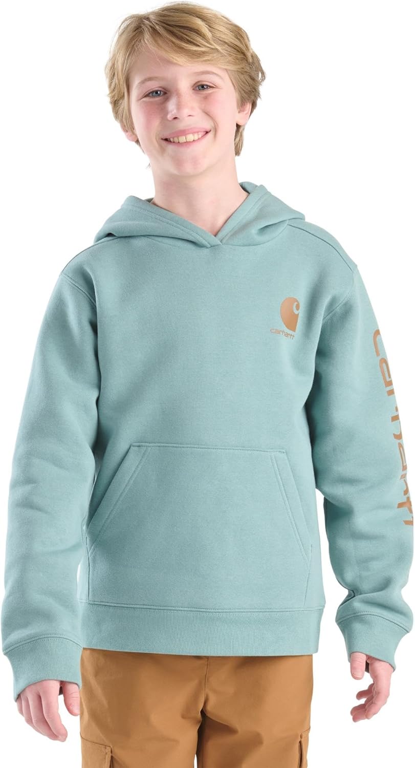Детская толстовка Carhartt CA6272 с длинными рукавами и принтом - для мальчиков, Patina
Детская толстовка Carhartt CA6272 с длинными рукавами и принтом - для мальчиков, Patina