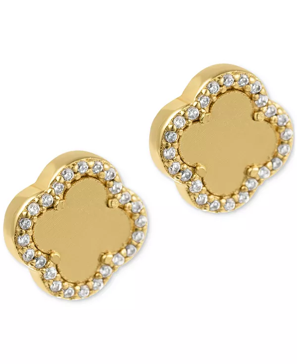 Серьги-Клеверы с матовым хрустальным центром и золотым ореолом Adornia, gold
Серьги-Клеверы с матовым хрустальным центром и золотым ореолом Adornia, gold