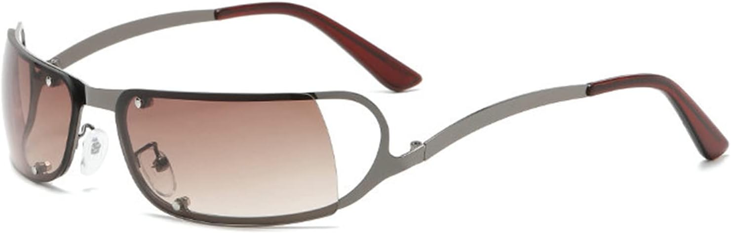 Модные солнцезащитные очки Helena Trendy Rimless Y2K для женщин и мужчин, солнцезащитные очки с зеркальным покрытием и обтекаемой формой, стильные солнцезащитные очки, Tea
Модные солнцезащитные очки Helena Trendy Rimless Y2K для женщин и мужчин, солнцезащитные очки с зеркальным покрытием и обтекаемой формой, стильные солнцезащитные очки, Tea