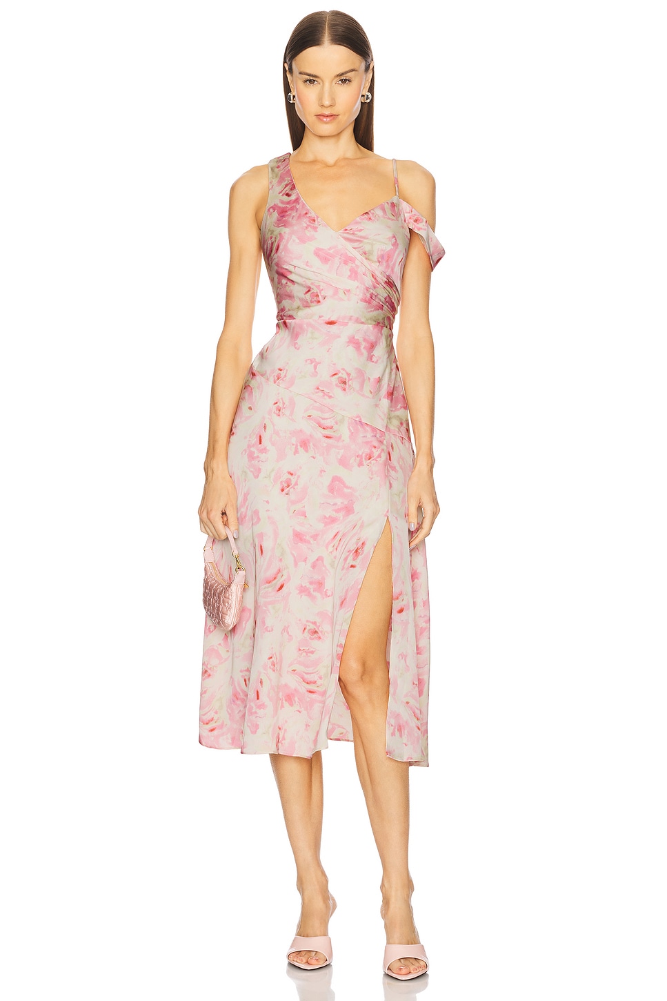 Асимметричное платье с драпировкой на талии Astr The Label, pink watercolor floral
Асимметричное платье с драпировкой на талии Astr The Label, pink watercolor floral