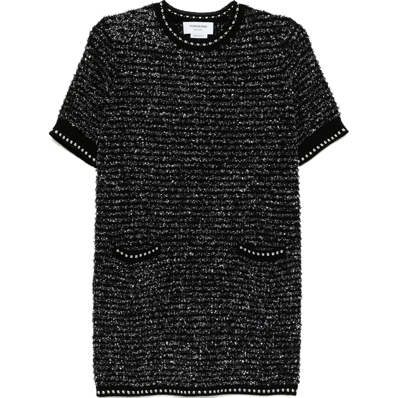 Твидовое мини-платье THOM BROWNE, черный
Твидовое мини-платье THOM BROWNE, черный