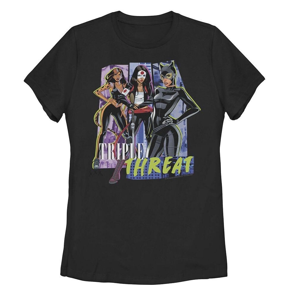 Футболка Triple Threat для девочек DC Comics Super Hero для девочек Licensed Character, черный
Футболка Triple Threat для девочек DC Comics Super Hero для девочек Licensed Character, черный