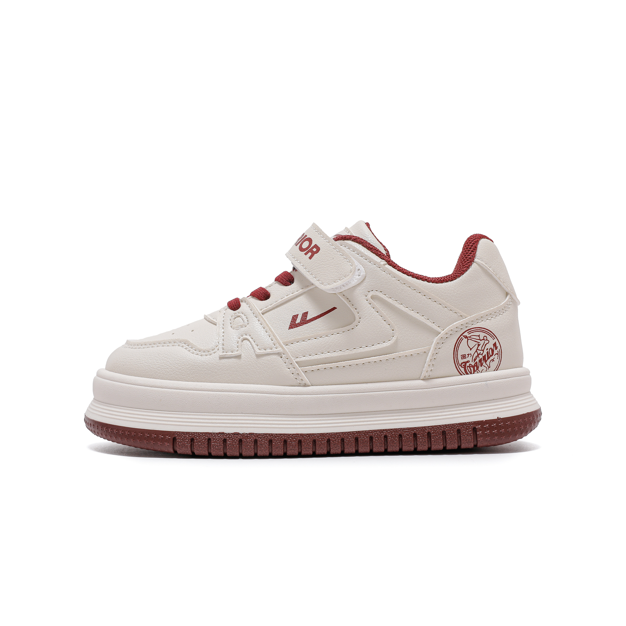 Дышащие и нескользящие низкие детские кроссовки для скейтбординга WARRIOR, бежевый/бордовый
Дышащие и нескользящие низкие детские кроссовки для скейтбординга WARRIOR, бежевый/бордовый