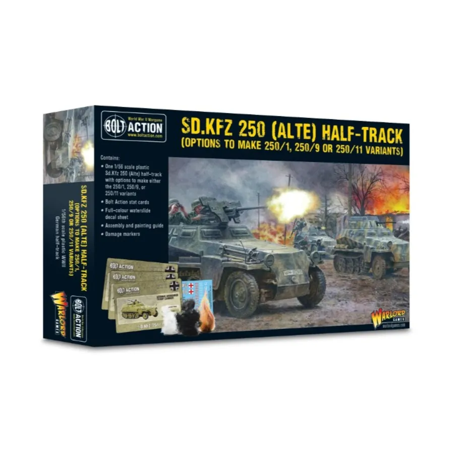 СД. Полугусеничный KFZ 250 (Alte) (варианты для вариантов 250/1, 250/9 и 250/11), Bolt Action - German - SD. KFZ (28mm)
СД. Полугусеничный KFZ 250 (Alte) (варианты для вариантов 250/1, 250/9 и 250/11), Bolt Action - German - SD. KFZ (28mm)