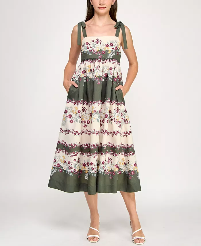 Платье-футболка без рукавов с принтом и расклешенным кроем для юниоров ROW A, мультиколор
Платье-футболка без рукавов с принтом и расклешенным кроем для юниоров ROW A, мультиколор