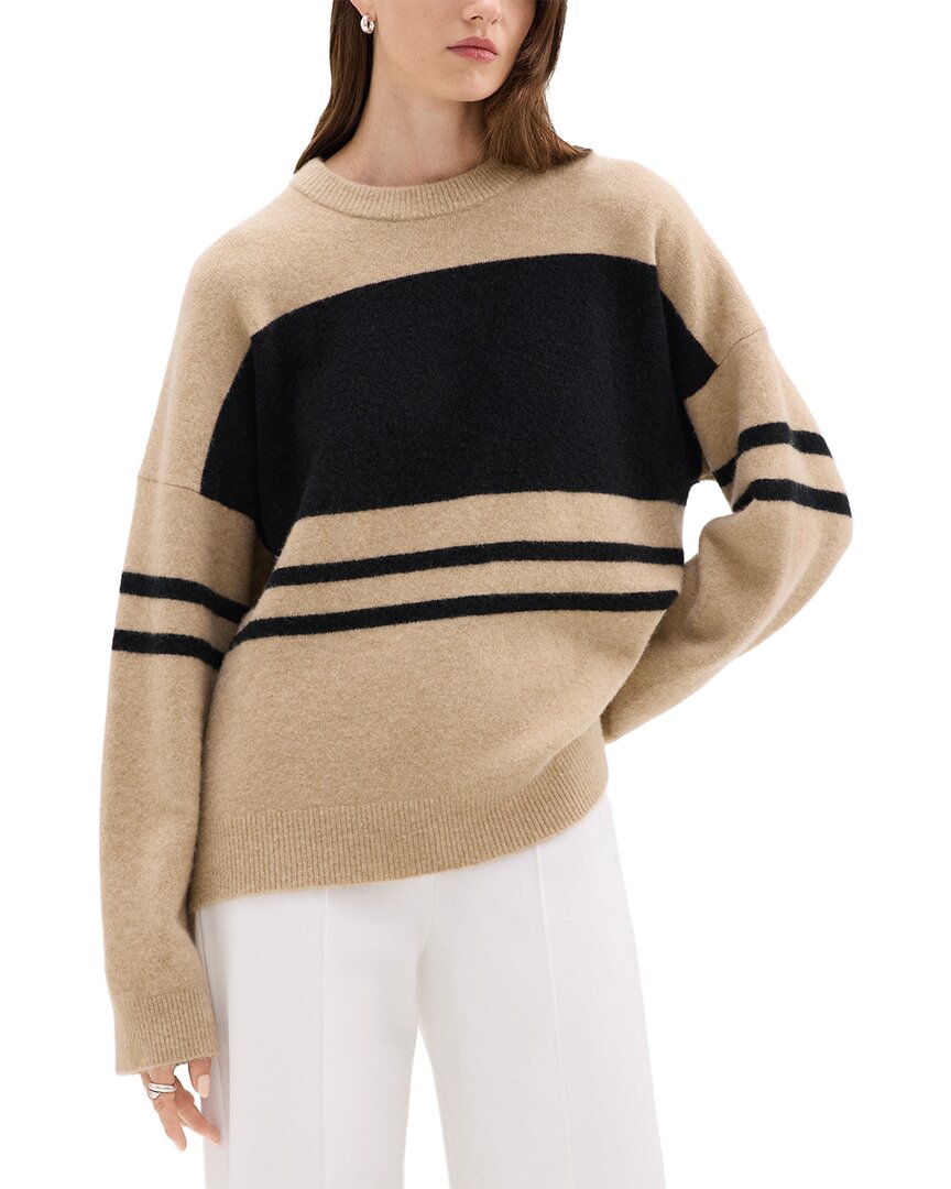 Теория Цветной блок Свитер из смеси шерсти и кашемира Theory, бежевый
Теория Цветной блок Свитер из смеси шерсти и кашемира Theory, бежевый