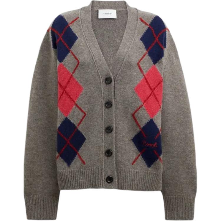 COACH Свитер FW24 женский серый
COACH Свитер FW24 женский серый