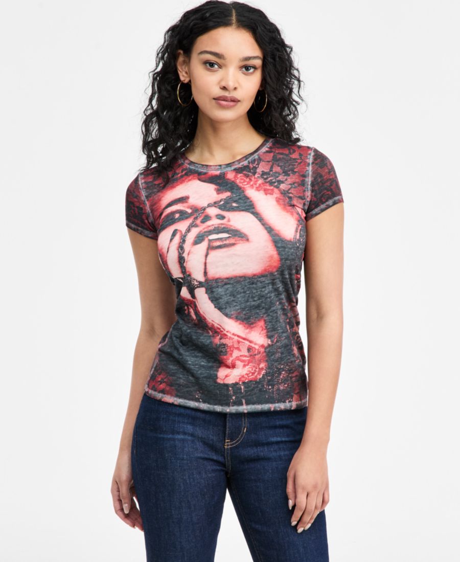 Женская футболка с коротким рукавом и кружевной отделкой GUESS, Bohemian Red Multi, Красный, Женская футболка с коротким рукавом и кружевной отделкой GUESS, Bohemian Red Multi
Женская футболка с коротким рукавом и кружевной отделкой GUESS, Bohemian Red Multi, Красный, Женская футболка с коротким рукавом и кружевной отделкой GUESS, Bohemian Red Multi