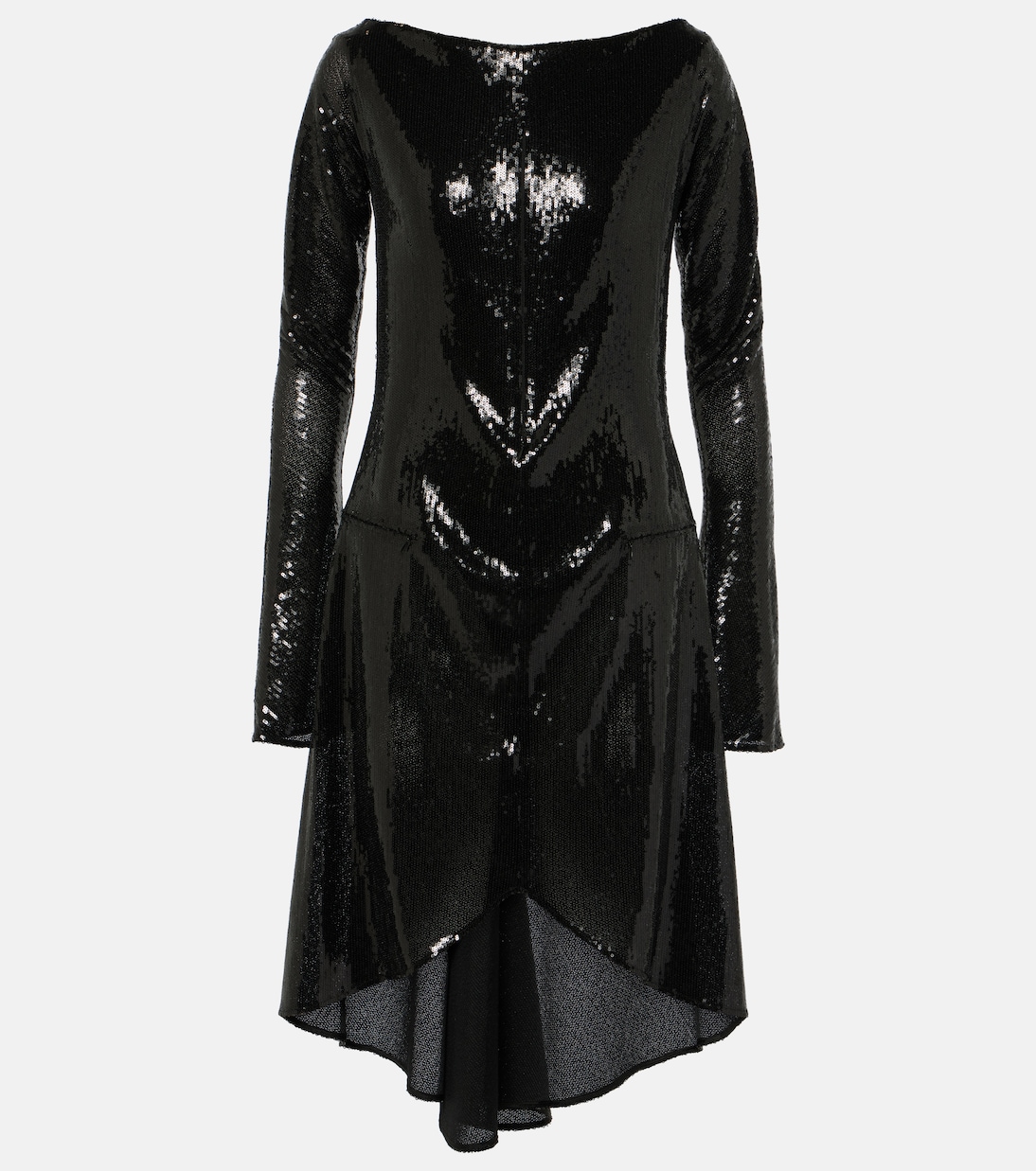 Платье миди с вырезом в форме эллипса, расшитым пайетками Courrèges, черный
Платье миди с вырезом в форме эллипса, расшитым пайетками Courrèges, черный