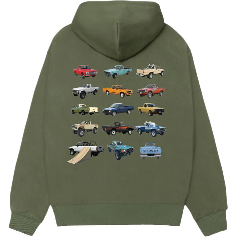 Худи с застежкой-молнией Stussy, оливковый
Худи с застежкой-молнией Stussy, оливковый