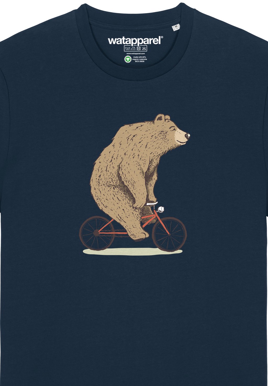 Футболка с принтом FAHRRADBÄR watapparel, темно-синий 
Футболка с принтом FAHRRADBÄR watapparel, темно-синий