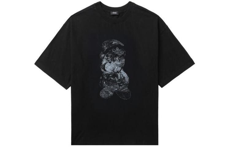 Футболка мужская черная We11Done, черный
Футболка мужская черная We11Done, черный