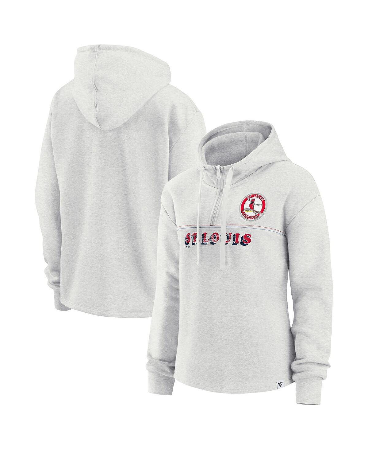 Женская фирменная овсяная толстовка St. Louis Cardinals True Classics Legacy с молнией четверть Fanatics
Женская фирменная овсяная толстовка St. Louis Cardinals True Classics Legacy с молнией четверть Fanatics