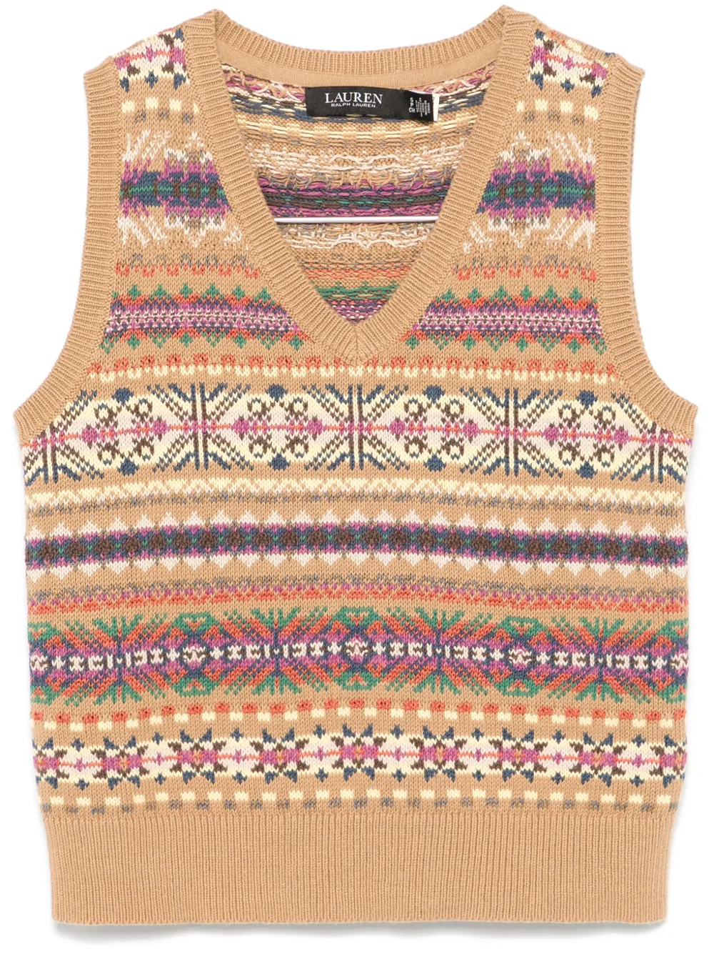 Жилет с узором Lauren Ralph Lauren, коричневый
Жилет с узором Lauren Ralph Lauren, коричневый