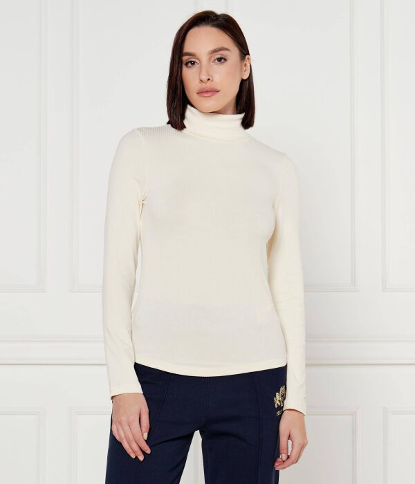 Водолазка женская Tommy Hilfiger из вискозы, экрю 
Водолазка женская Tommy Hilfiger из вискозы, экрю
