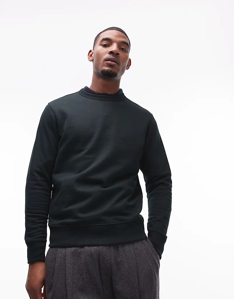 Толстовка с круглым вырезом темно-зеленого цвета Mango
Толстовка с круглым вырезом темно-зеленого цвета Mango