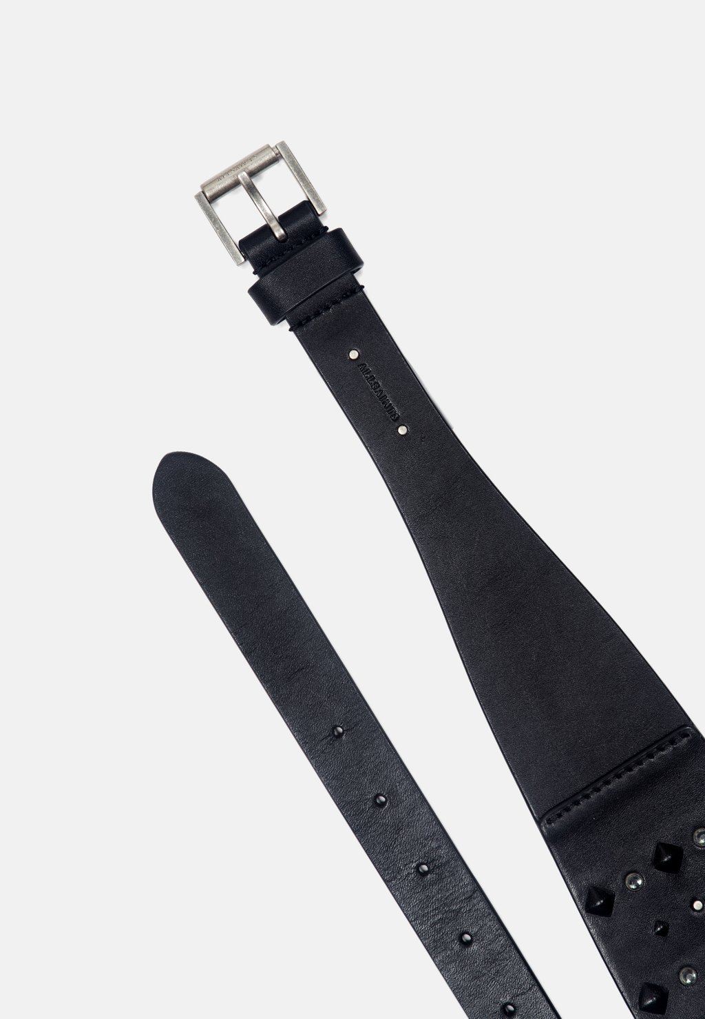 Ремень STUDDED TAPERED AllSaints, темно-серый
Ремень STUDDED TAPERED AllSaints, темно-серый