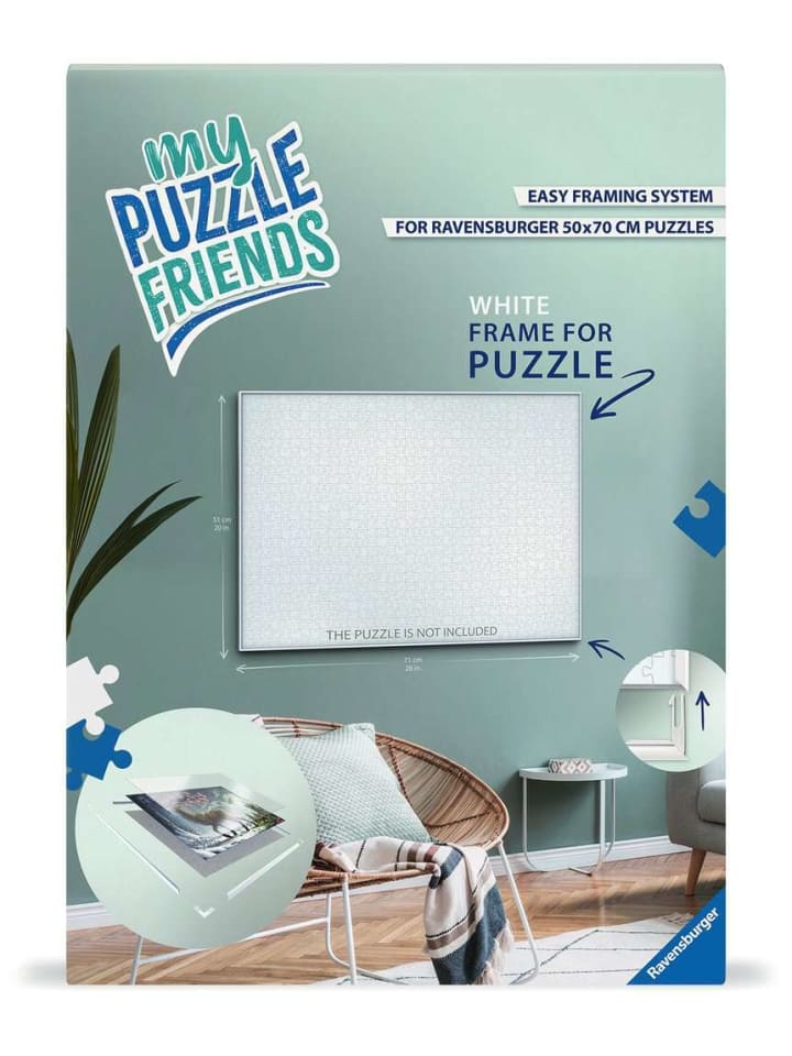 Рамка для пазлов Ravensburger, белого цвета
Рамка для пазлов Ravensburger, белого цвета