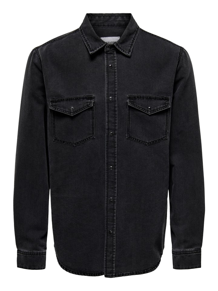 ONLY & SONS Джинсовая рубашка Bane темно-серого цвета
ONLY & SONS Джинсовая рубашка Bane темно-серого цвета