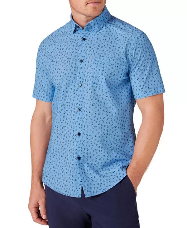 Рубашка с коротким рукавом Leeward Mizzen+Main, синий
Рубашка с коротким рукавом Leeward Mizzen+Main, синий