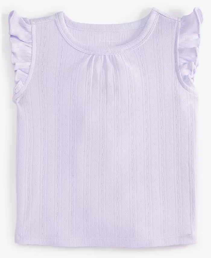 Детская блузка с цельнокроеными рукавами-крылышками из ажурной ткани для девочек First Impressions, фиолетовый
Детская блузка с цельнокроеными рукавами-крылышками из ажурной ткани для девочек First Impressions, фиолетовый