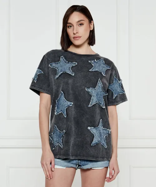 Футболка Oversize fit One Teaspoon, серый 
Футболка Oversize fit One Teaspoon, серый