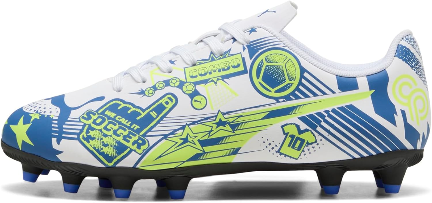 Футбольные бутсы Puma для детей и взрослых Unisex Christian Pulisic Legacy Ultra Firm для искусственного покрытия, белый/желтый
Футбольные бутсы Puma для детей и взрослых Unisex Christian Pulisic Legacy Ultra Firm для искусственного покрытия, белый/желтый