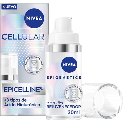 Омолаживающая сыворотка Cellular Epigenetics с эпицеллиновым уходом за лицом Nivea
Омолаживающая сыворотка Cellular Epigenetics с эпицеллиновым уходом за лицом Nivea