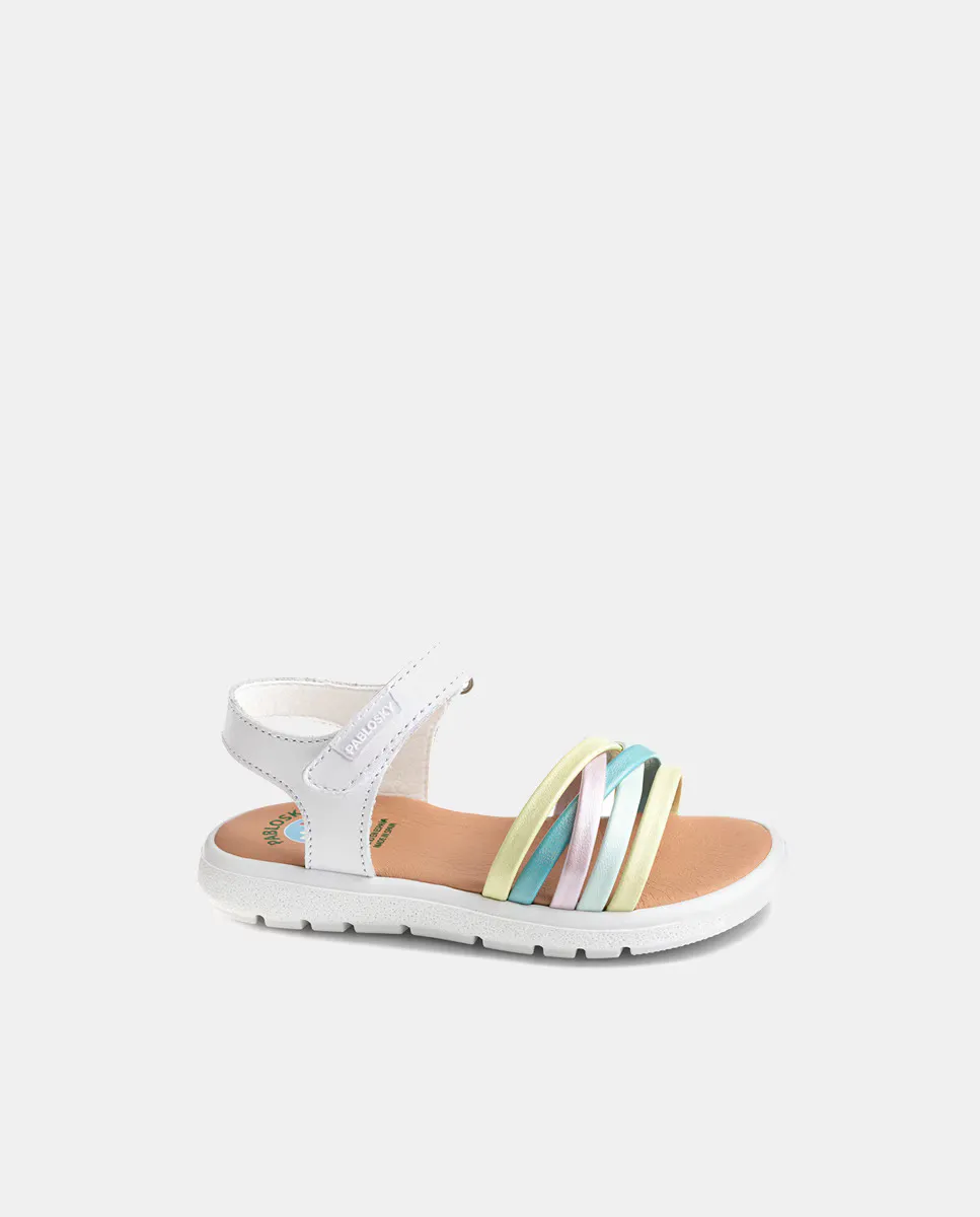 Сандалии с антибактериальной подошвой inTech, застежка на липучку. Готовы к солнцу, морскому бризу и мороженому в середине дня Pablosky, белый
Сандалии с антибактериальной подошвой inTech, застежка на липучку. Готовы к солнцу, морскому бризу и мороженому в середине дня Pablosky, белый