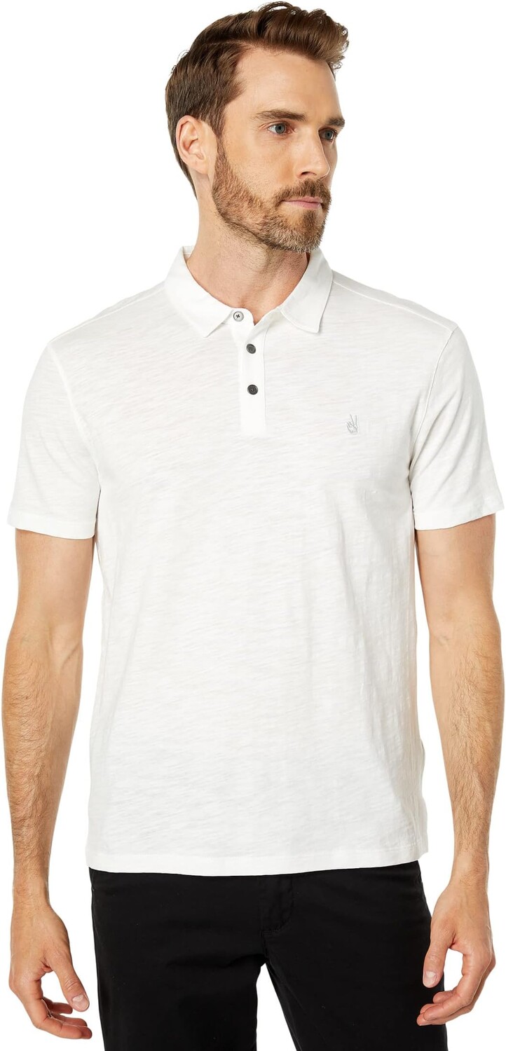 Рубашка-поло Victor Short Sleeve Slub Cotton Polo w/ Peace Sign Embroidery K5787Y2 John Varvatos, цвет Salt
Рубашка-поло Victor Short Sleeve Slub Cotton Polo w/ Peace Sign Embroidery K5787Y2 John Varvatos, цвет Salt