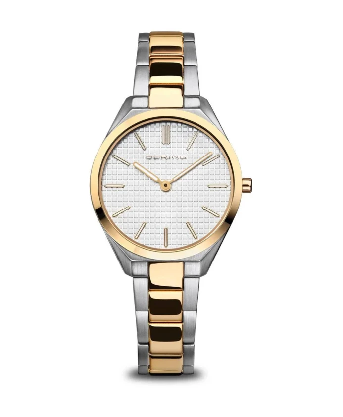 Женские наручные часы ультратонкие 31 мм 3 атм сапфировое стекло тонкий дизайн браслет ремешок из нержавеющей стали с элементами из нержавеющей стали 17231-704 Bering, мультиколор
Женские наручные часы ультратонкие 31 мм 3 атм сапфировое стекло тонкий дизайн браслет ремешок из нержавеющей стали с элементами из нержавеющей стали 17231-704 Bering, мультиколор