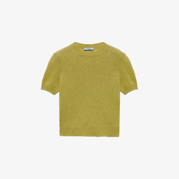 Джемпер короткий Prada, зеленый
Джемпер короткий Prada, зеленый