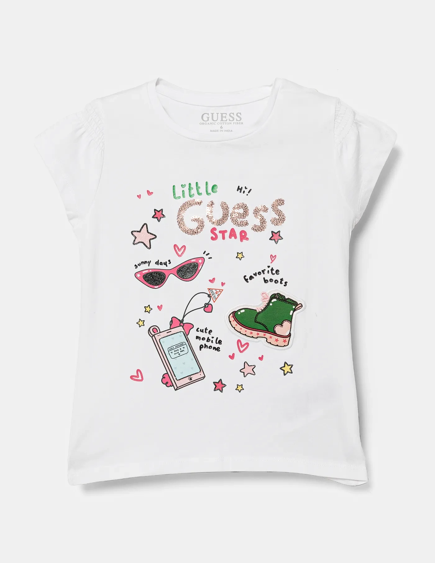 Детская футболка Guess, белый
Детская футболка Guess, белый