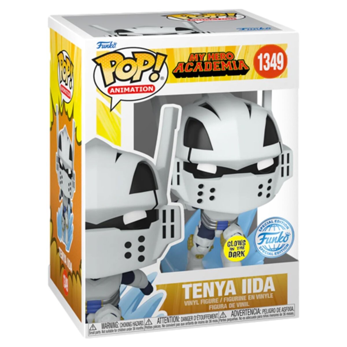 Funko POP My Hero Academia 1349 Тенья Иида светится, специальное издание Funko POP!
Funko POP My Hero Academia 1349 Тенья Иида светится, специальное издание Funko POP!