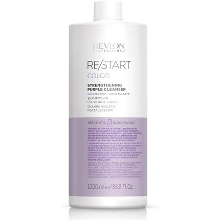 Профессиональный очищающий шампунь Restart Purple, 1000 мл, Revlon
Профессиональный очищающий шампунь Restart Purple, 1000 мл, Revlon