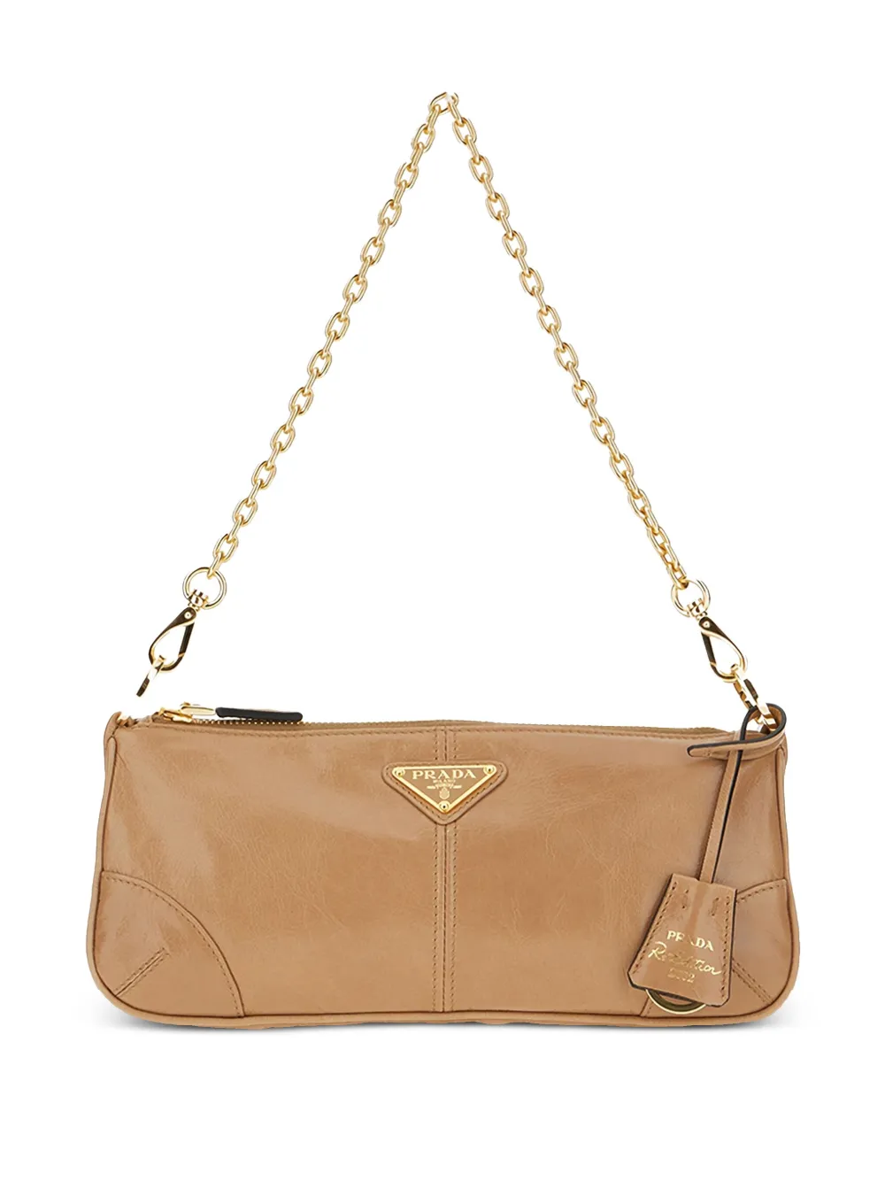 Сумка-тоут Re-Edition 2002 с цепочкой Prada, нейтральный
Сумка-тоут Re-Edition 2002 с цепочкой Prada, нейтральный