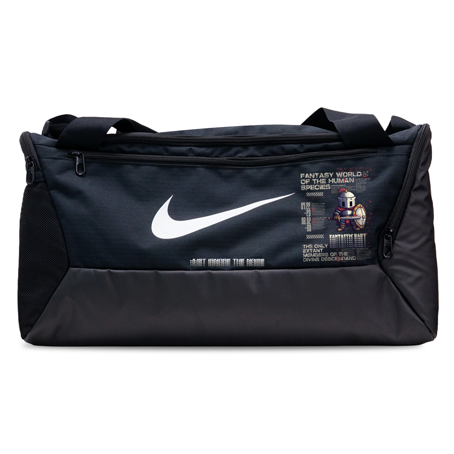 Nike Тканевая баскетбольная сумка, Distressed Pixel Knight
Nike Тканевая баскетбольная сумка, Distressed Pixel Knight