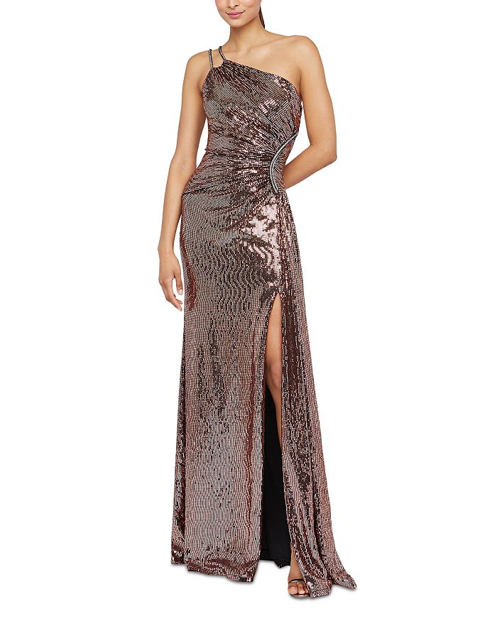 Платье Roxanne на одно плечо Theia, розовый
Платье Roxanne на одно плечо Theia, розовый